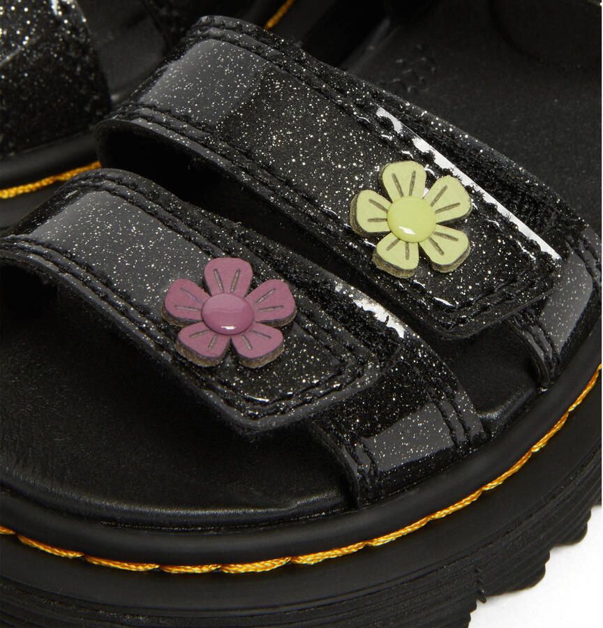 Dr. Martens sandalen zwart glitter - Foto 3