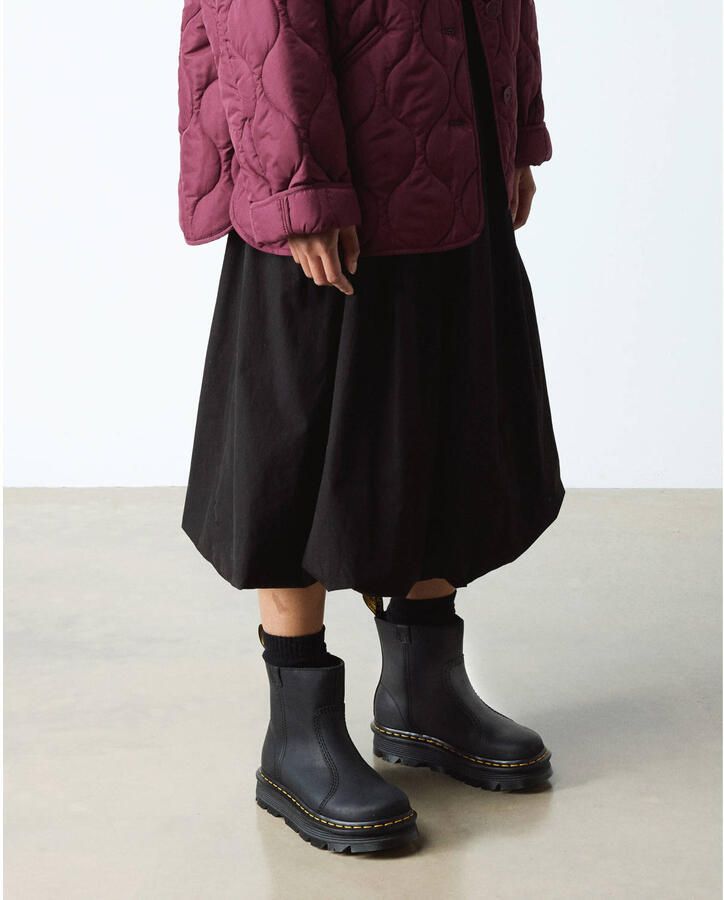 Dr. Martens ZebZag Rigger leren enkelboots Black Wyoming - Foto 4