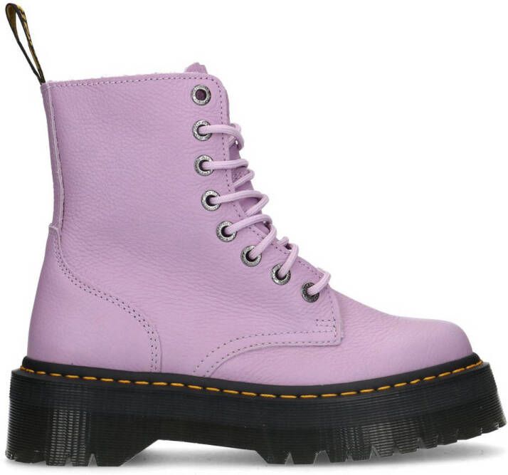 Dr. Martens Jadon leren veterboots lila