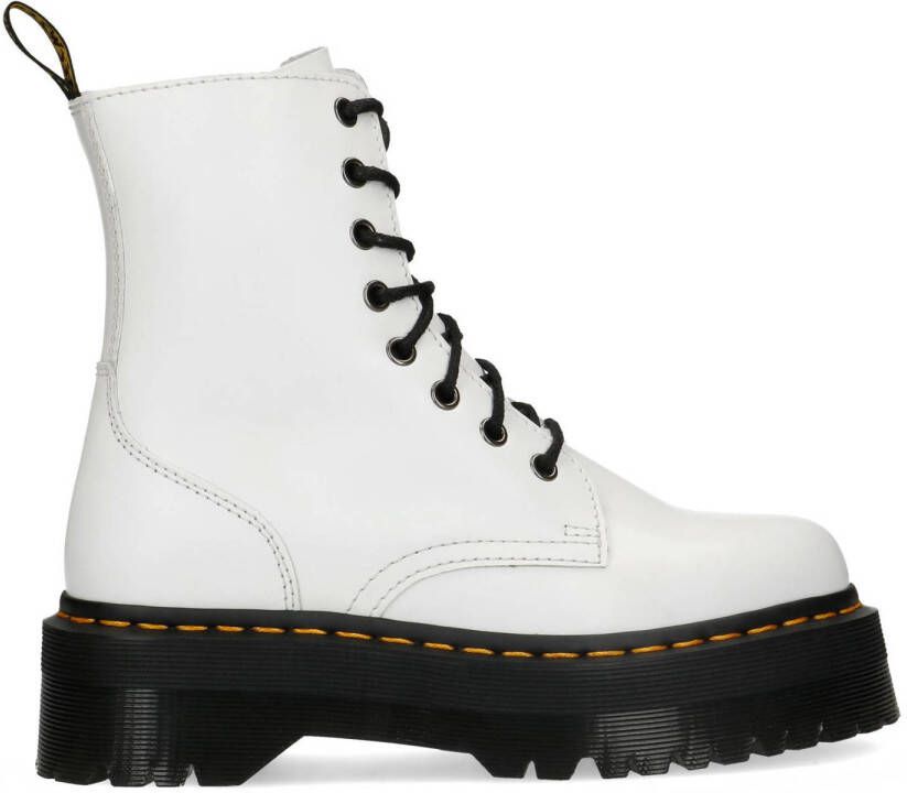 Dr. Martens Jadon leren veterboots wit