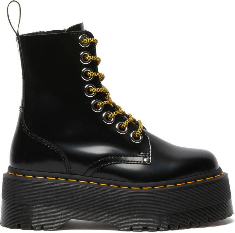 Dr. Martens Jadon Max leren veterboots Black Buttero