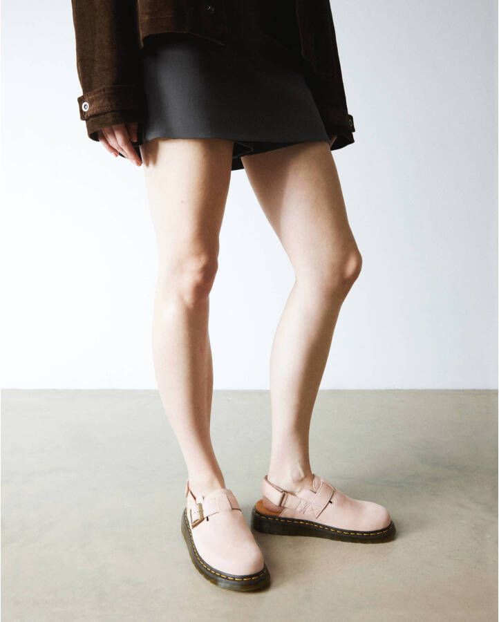 Dr. Martens Klompen Jorge II Mule Powder Pink Milled Nubuck