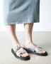 Dr. Martens Josef leren slippers Silver metallic tumble - Thumbnail 2