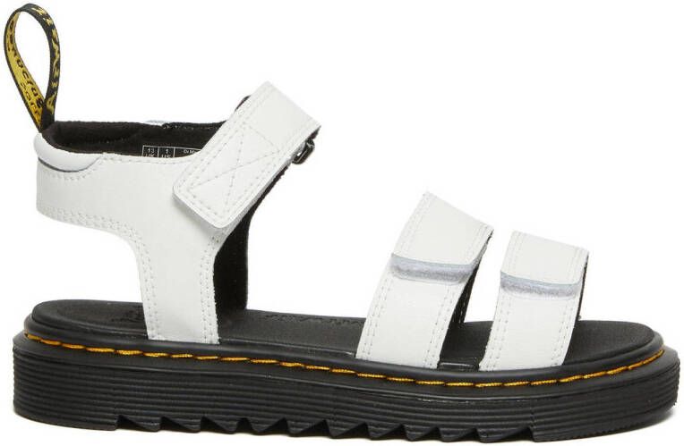 Dr Martens Dr. Martens Klaire J White T Lamper leren sandalen wit