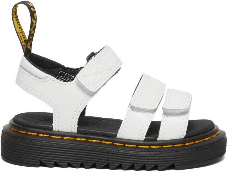 Dr. Martens Klaire T leren sandalen wit Meisjes Leer Effen 23