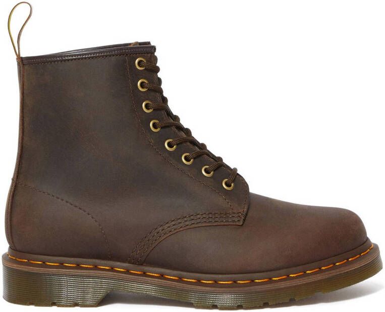 Dr Martens Dr. Martens 1460 J Gaucho Wildhorse Lamper leren veterboots donkerbruin - Foto 4