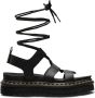 Dr. Martens Minimalistische leren sandalen met unieke veters en lichtgewicht EVA-zool Zwart Dames - Thumbnail 2