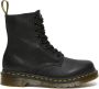 Dr Martens Dr. Martens 1460 PASCAL BLACK VIRGINIA Volwassenen VeterlaarzenHalf hoge schoenen Kleur Zwart - Thumbnail 2