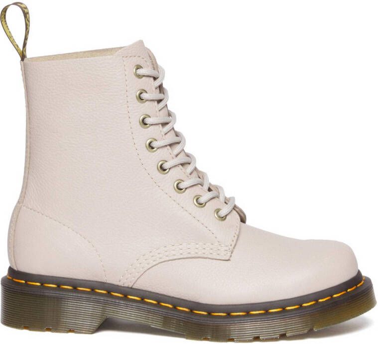 Dr. Martens 1460 PASCAL VINTAGE TAUPE VeterlaarzenHoge sneakersDames veterschoenenHalf-hoge schoenen Grijs