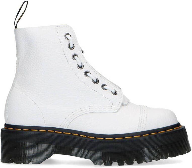 Dr. Martens Sinclair leren veterboots wit