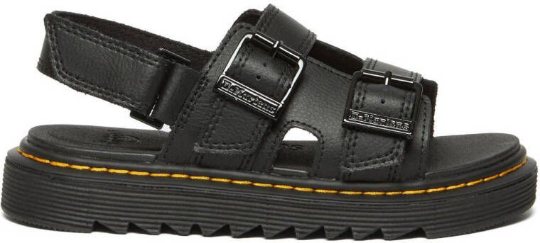 Dr. Martens Varel leren sandalen zwart