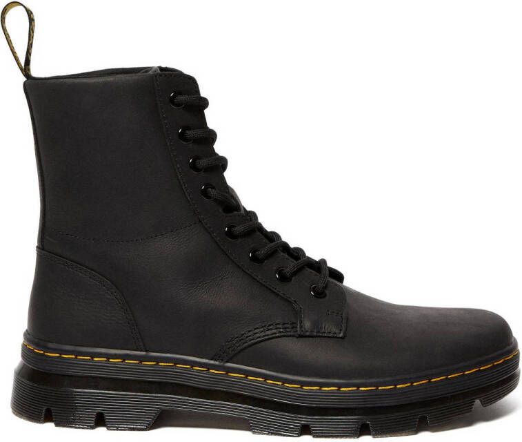 Dr. Martens COMBS LEATHER BLACK WYOMING Volwassenen Heren sneakersVrije tijd half-hoog Zwart