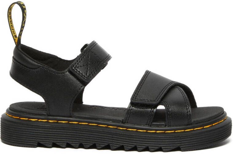 Dr. Martens VOSS II leren sandalen zwart