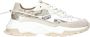 Dwrs Dames Sneakers Bonney Snake Sand champagne Wit - Thumbnail 1