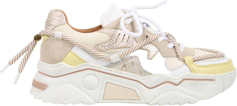 DWRS LABEL DWRS Jupiter sneakers sand butter Leer Dames
