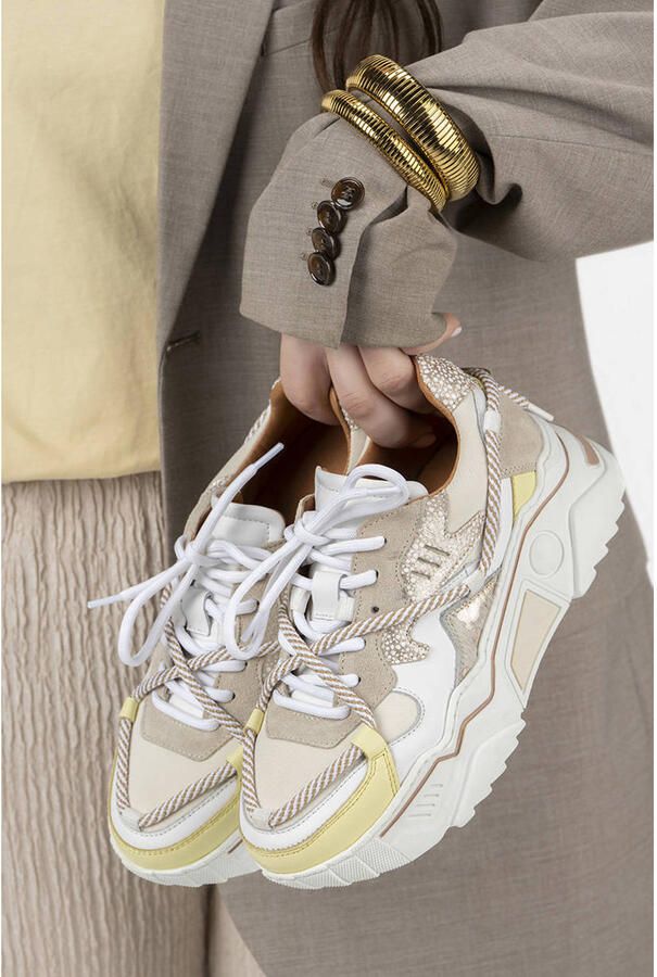 DWRS LABEL DWRS Jupiter sneakers sand butter Leer Dames - Foto 3