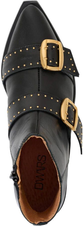 DWRS Karby leren enkellaarzen zwart - Foto 3