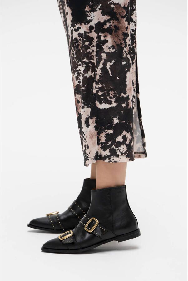 DWRS Karby leren enkellaarzen zwart - Foto 2