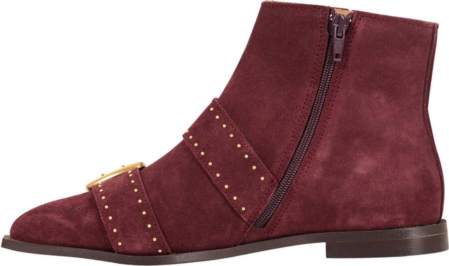 DWRS Karby suède enkellaarzen bordeaux - Foto 2