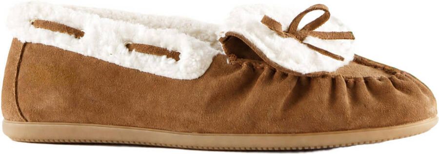 DWRS leren bootschoenen cognac