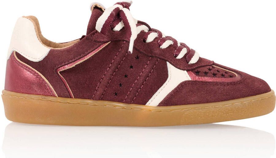 DWRS Mirabel suède sneakers bordeaux