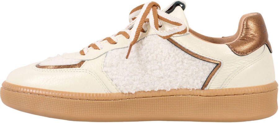DWRS Mirabel teddy leren sneakers ecru - Foto 3