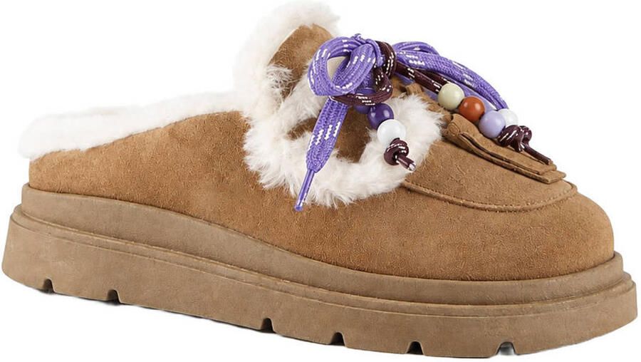 DWRS Nova leren clogs cognac - Foto 2