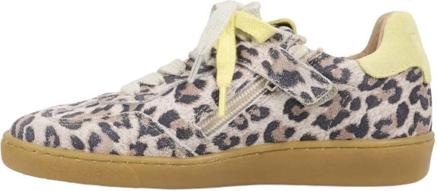 DWRS POONA leren sneakers panterprint butter - Foto 3