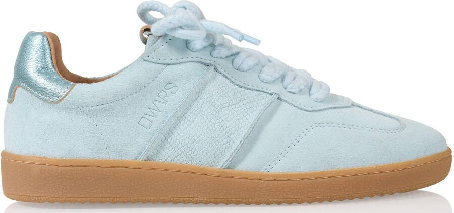 DWRS Poona suède sneakers lichtblauw