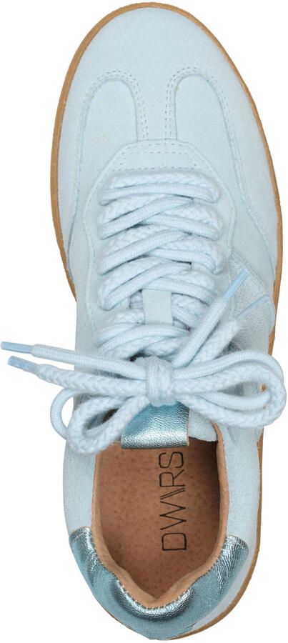 DWRS Poona suède sneakers lichtblauw - Foto 3