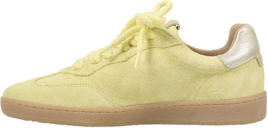 DWRS Poona suède sneakers lichtgeel - Foto 2