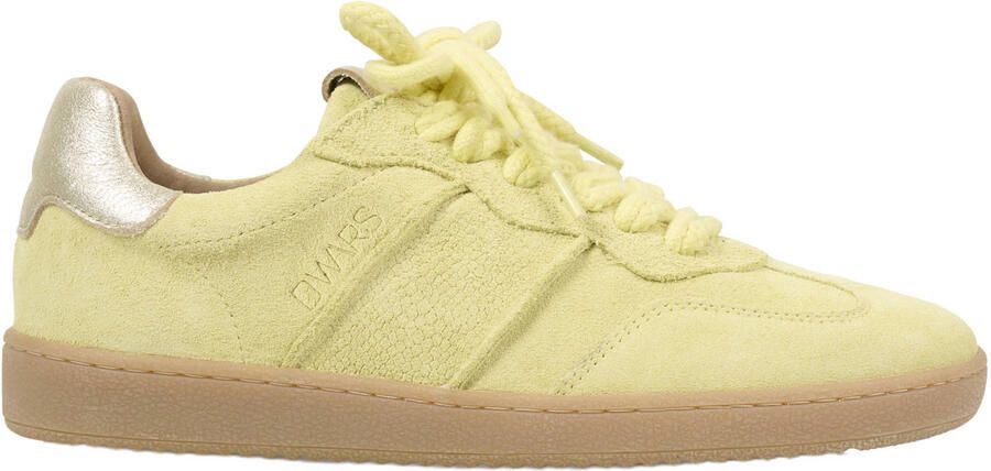 DWRS Poona suède sneakers lichtgeel