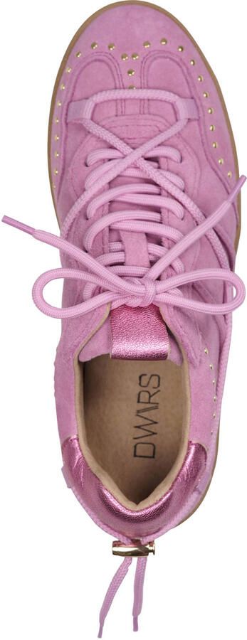 DWRS suède sneakers met studs roze - Foto 2