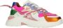 DWRS LABEL DWRS Pluto | multi | white multi Wit Leer Lage sneakers Dames - Thumbnail 1