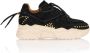 DWRS JUPITER studs chunky leren sneakers zwart - Thumbnail 1