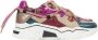 DWRS Jupiter tweed chunky leren sneakers beige fuchsia Roze Meisjes Leer 30 - Thumbnail 1
