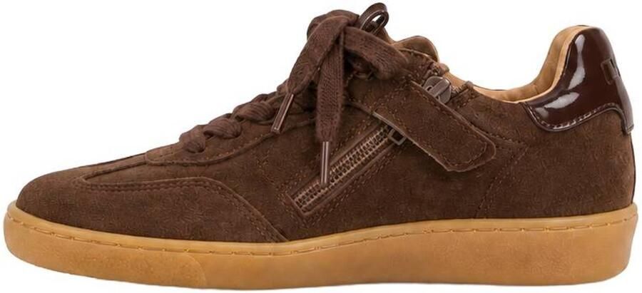 DWRS leren sneakers donkerbruin - Foto 2