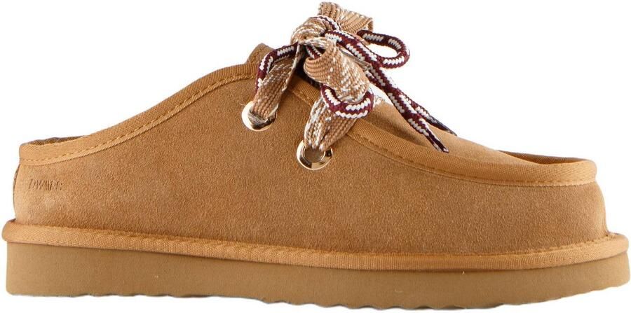 DWRS Pula leren clogs cognac