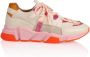 Dwrs Dames Sneakers Los Angeles Canvas Offwh pink Off White - Thumbnail 1