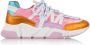 DWRS LABEL DWRS Pluto | multi | white multi Wit Leer Lage sneakers Dames - Thumbnail 11