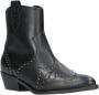 DWRS LABEL Lyon studs westernboots Zwart Leer Western Dames - Thumbnail 1