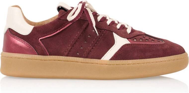 DWRS Mirabel suède sneakers bordeaux