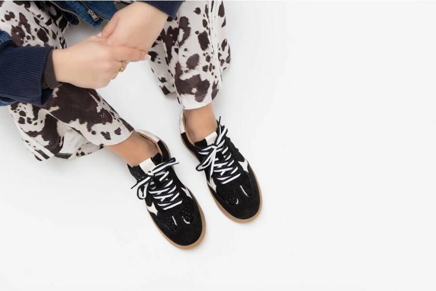 DWRS LABEL DWRS Mirabel dames sneakers zwart