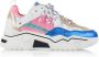 DWRS LABEL DWRS PLUTO sequins Pink Blue Dames Sneaker J5217 - Thumbnail 1