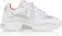 DWRS Pluto chunky leren sneakers wit zilver - Thumbnail 1