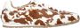 DWRS LABEL DWRS SAVA cow hair on sneakers beige Leer Dames - Thumbnail 1