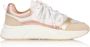 DWRS Senja leren sneakers rosé denim - Thumbnail 1