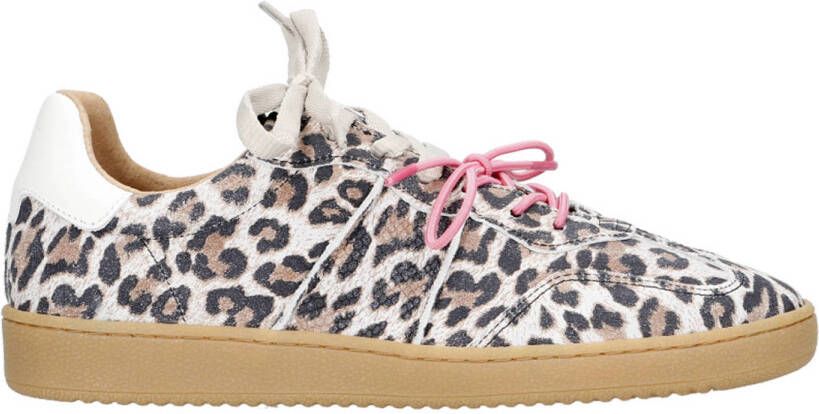 DWRS LABEL DWRS POONA panterprint sneakers Leer Dames