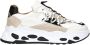 DWRS Titan chunky leren sneakers champagne zwart - Thumbnail 1