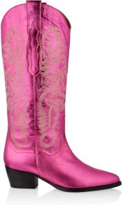 DWRS LABEL DWRS Metallic Westernboots Tulsa fuchsia